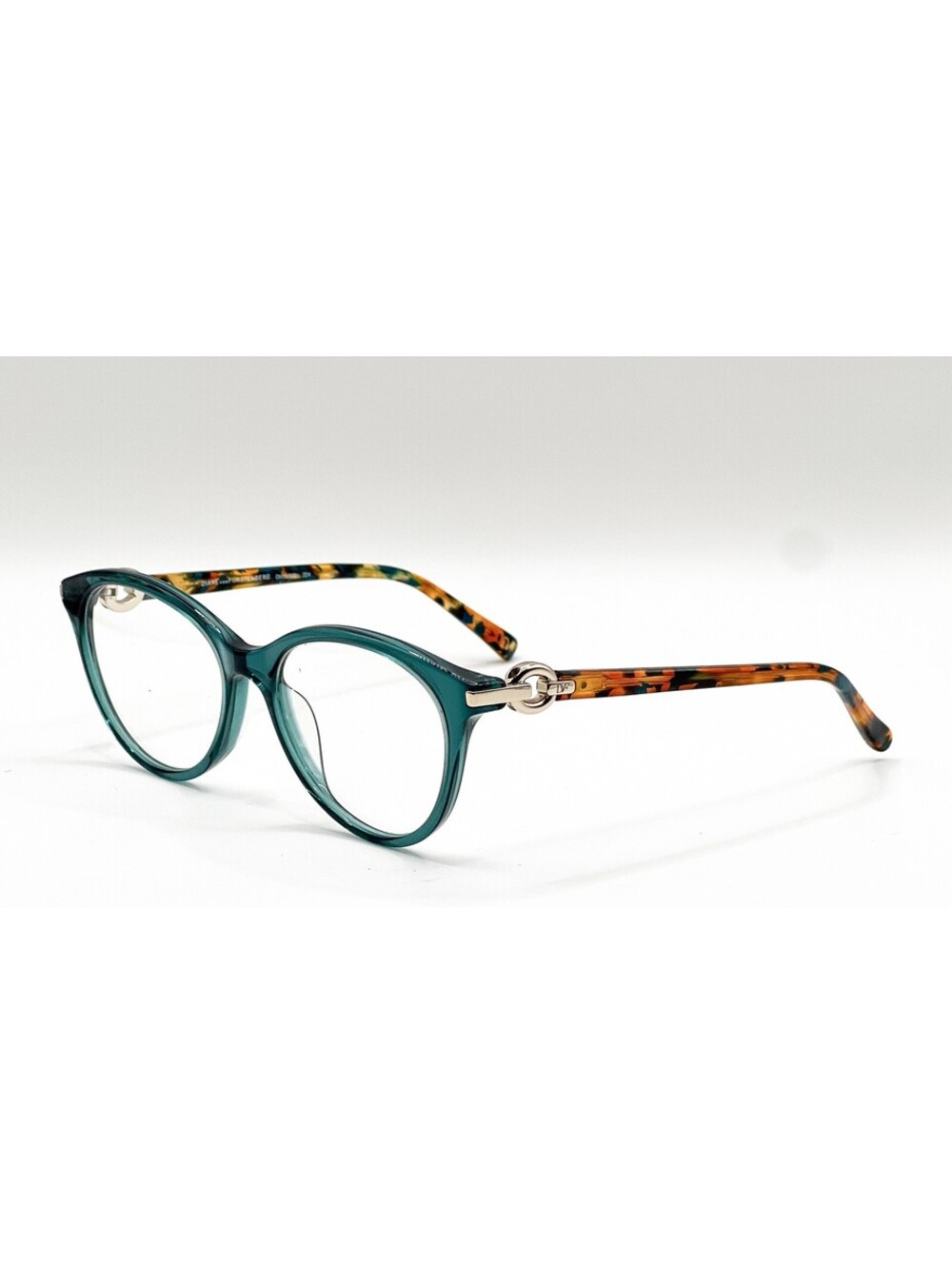 Diane Von Furstenberg DVF5065 324 Black Full Rim Authentic Eyeglass Frames 50-17